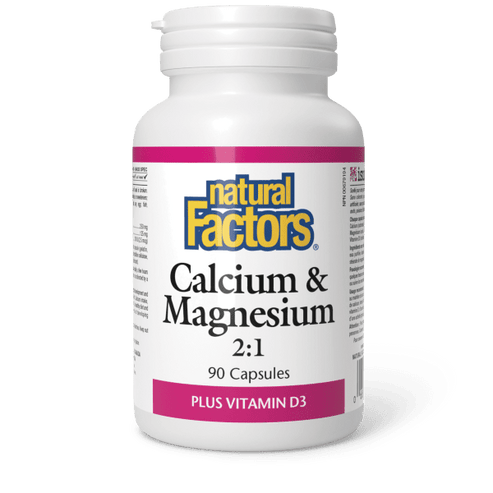 Calcium & Magnesium 2:1 Plus Vitamin D3 90 Capsules