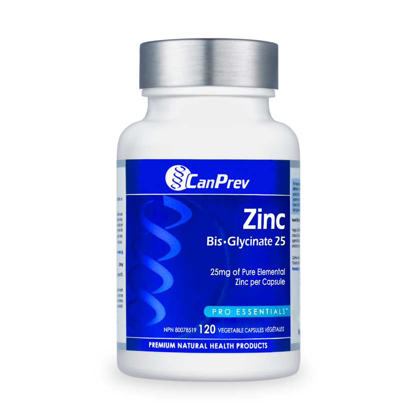 Zinc BisGlycinate 25mg-120 Capsules
