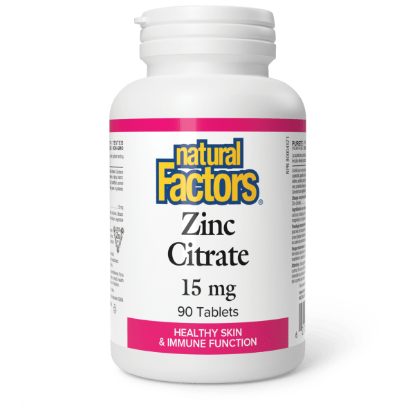Zinc Citrate 15 mg 90 Tablets