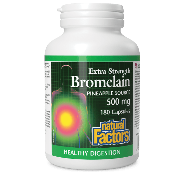 Bromelain Extra Strength 500 mg Pineapple Source 180 Capsules