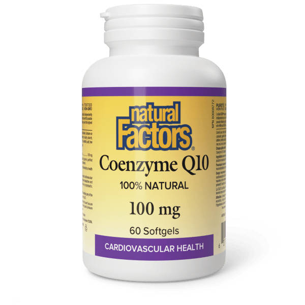 Coenzyme Q10 100 % Natural 100 mg 60 Softgels