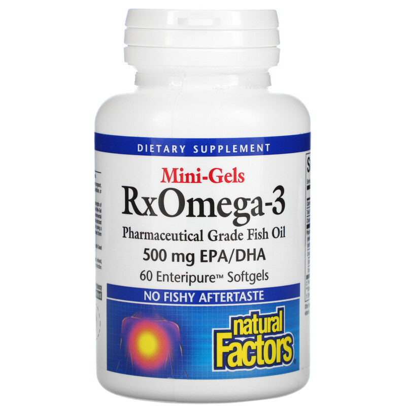 RxOmega-3 Mini-Gels 500mg - 60 Softgels