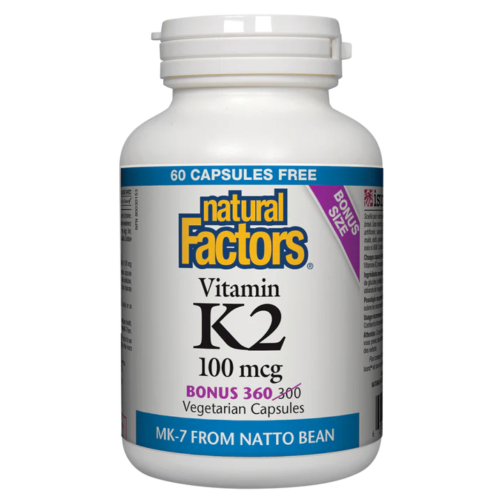 Vitamin K2 100 mcg- 360 VCapsules