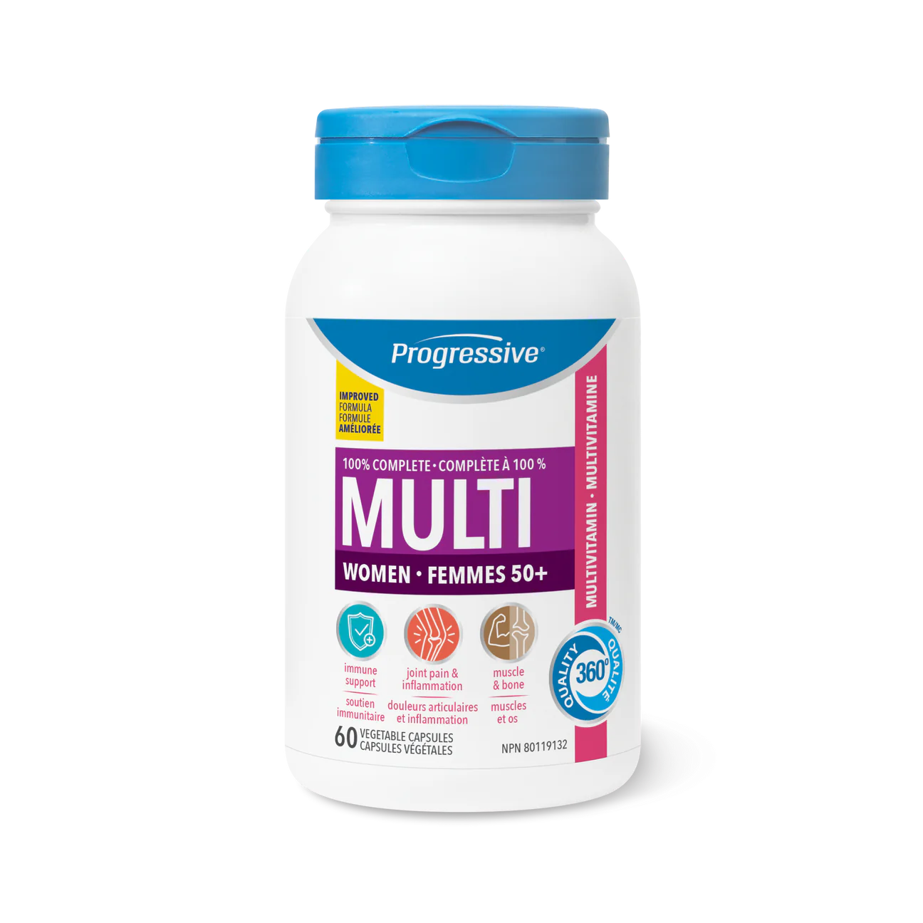 Multivitamin For Adult Women 50+-60 Capsules