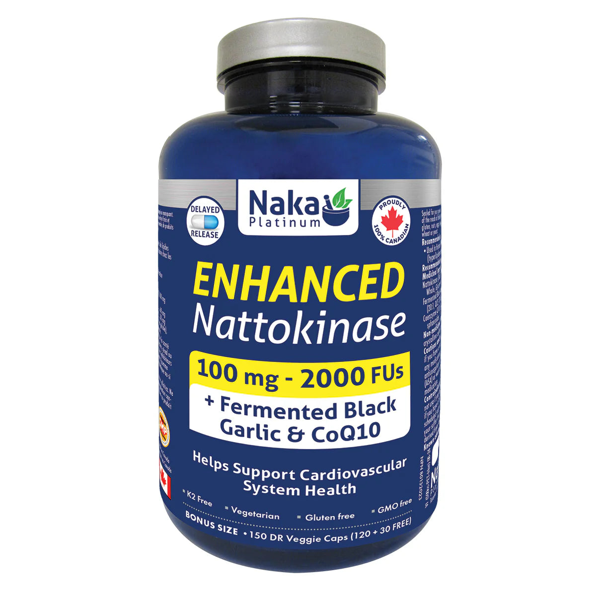 Enhanced Nattokinase-150 Capsules