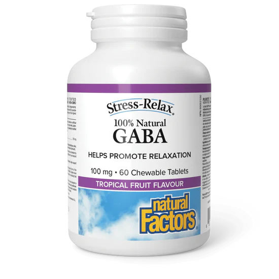 100% Natural GABA 100mg-120 Tablets