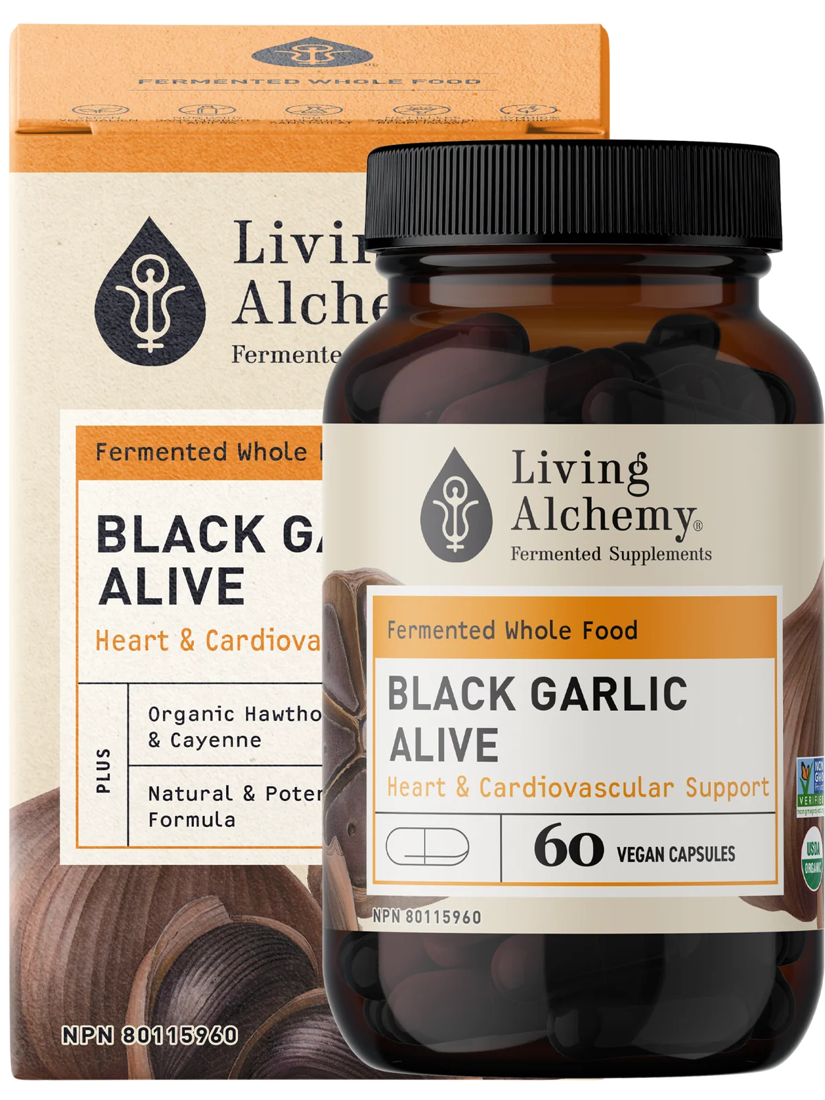 Living Alchemy Black Garlic Alive – Fermented Garlic Formula