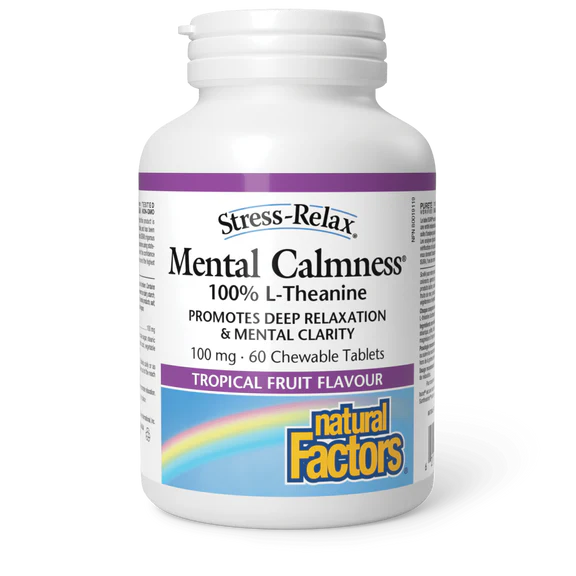 Mental Calmness L-Theanine 100mg-120 Tablets