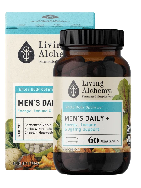 Living Alchemy Men’s Daily+ – Fermented Whole-Food Formula 60s