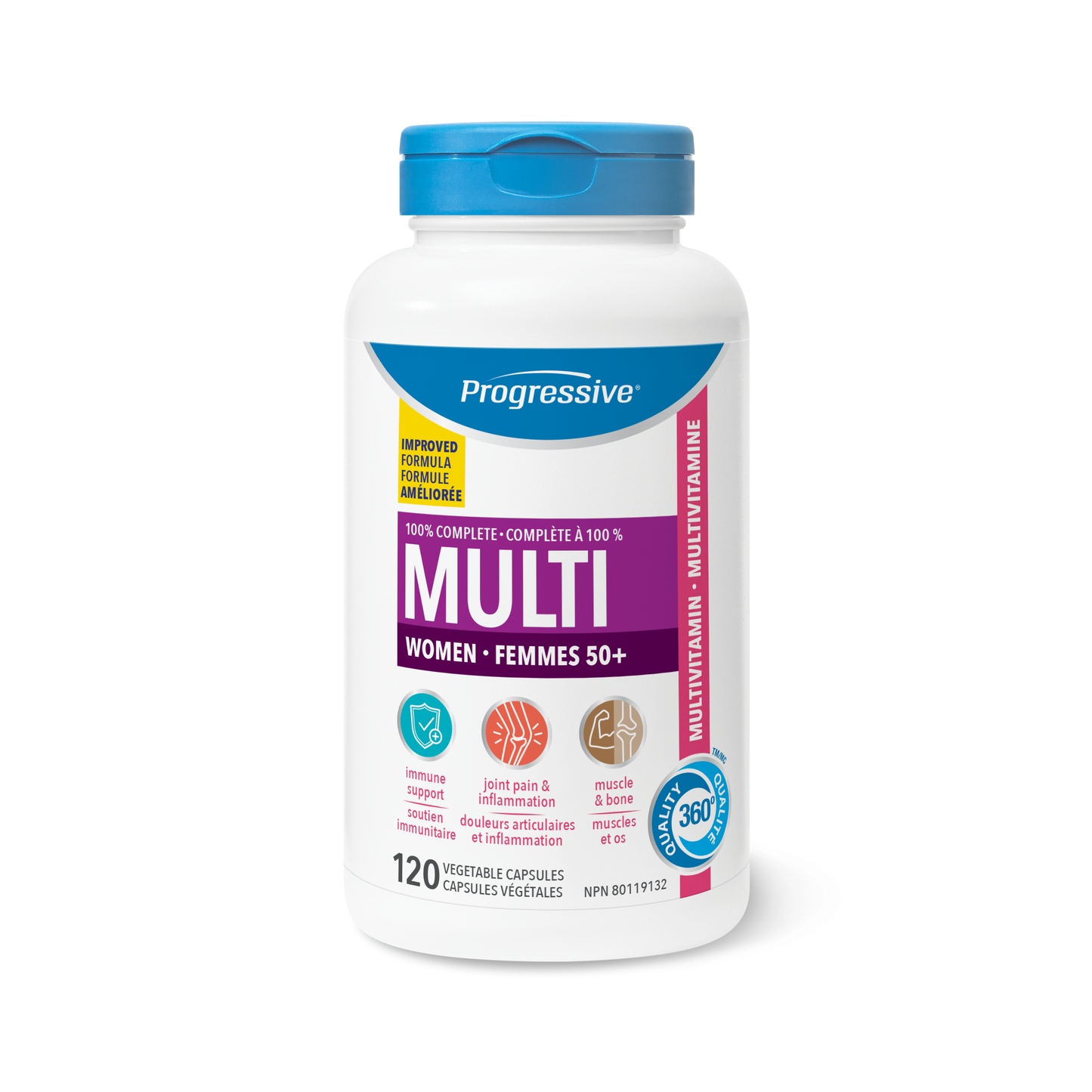 Multivitamin For Adult Women 50+-120 Capsules