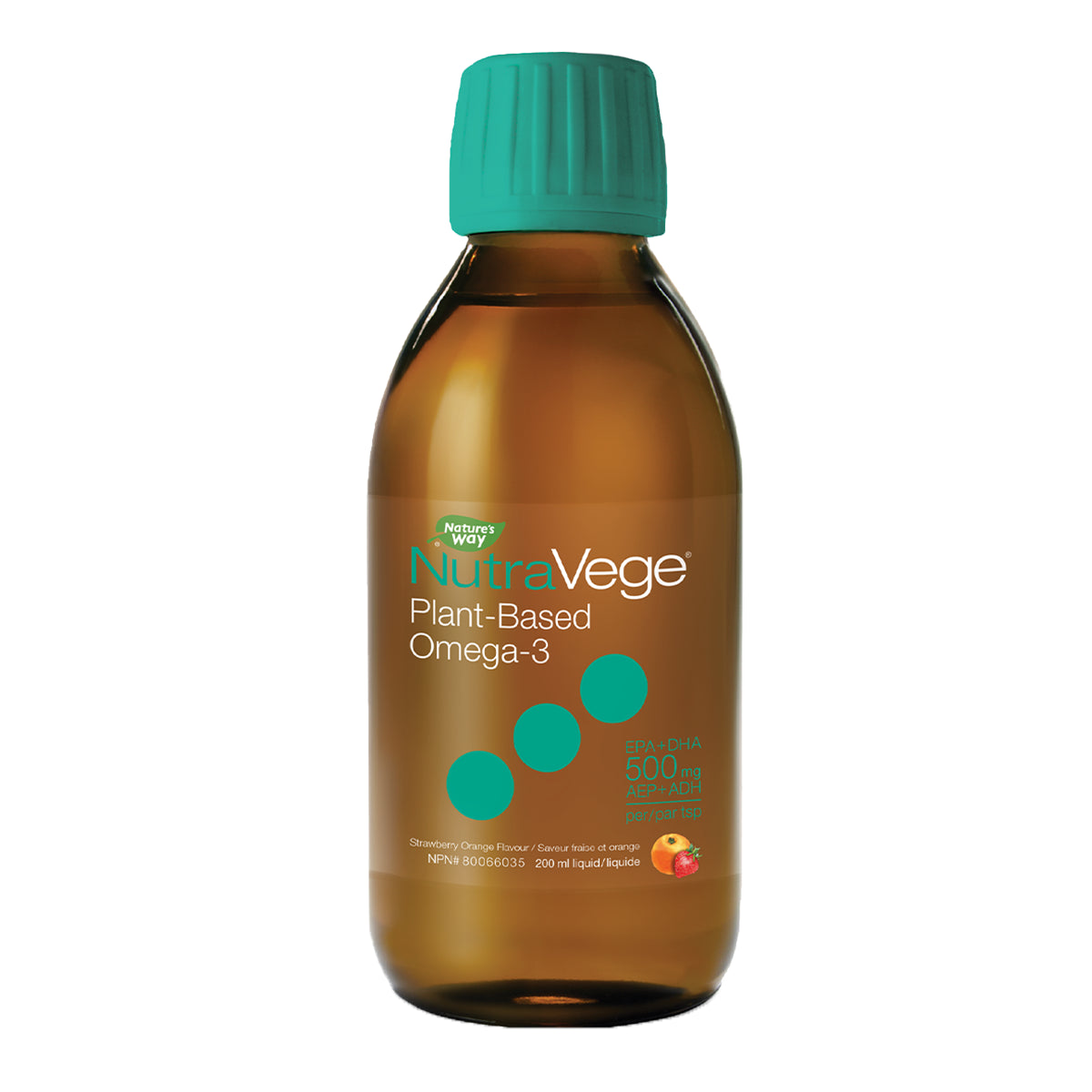 Omega-3 Plant Based Strawberry Orange-200mL