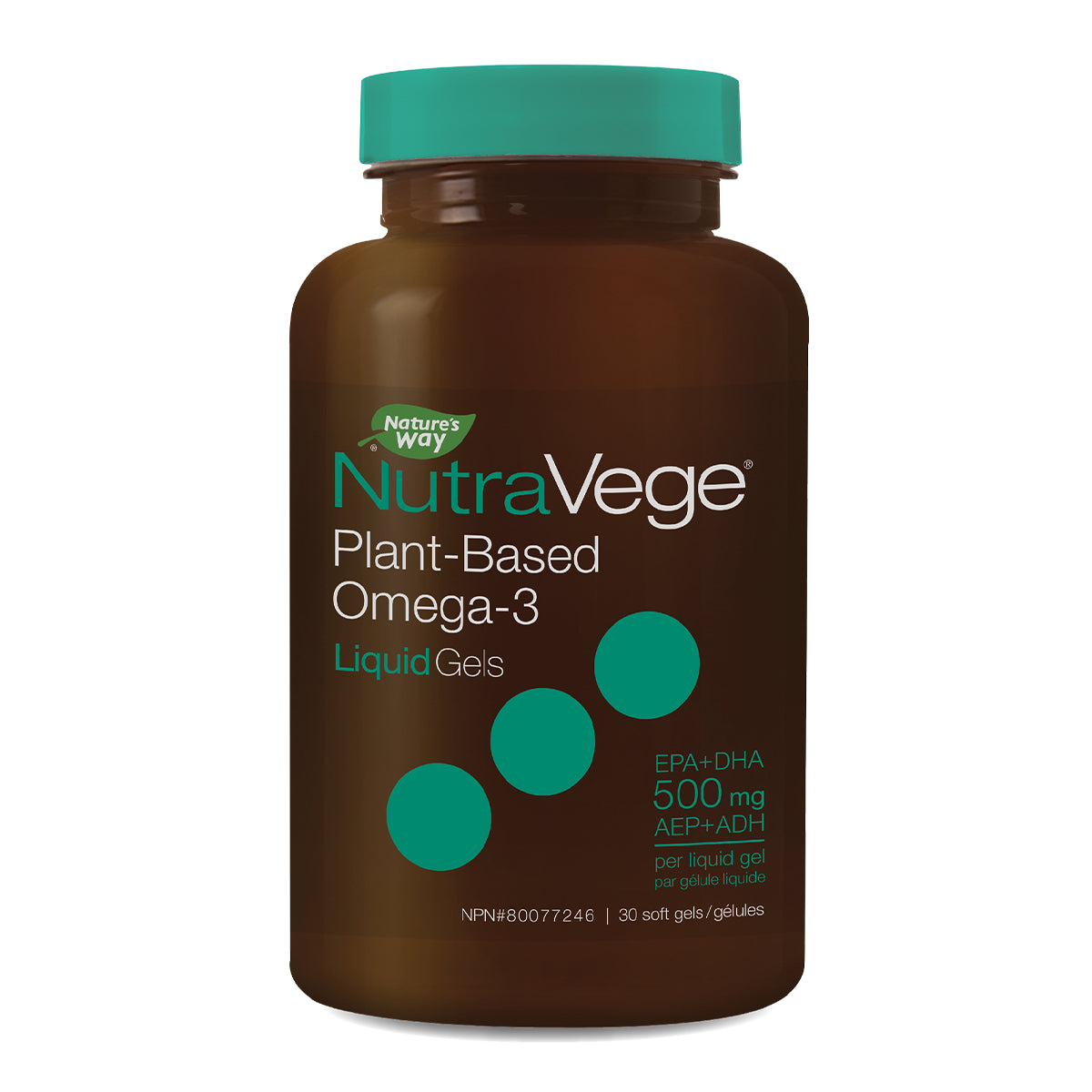 Omega-3 Plant Based Liquid Gels-30 Softgels