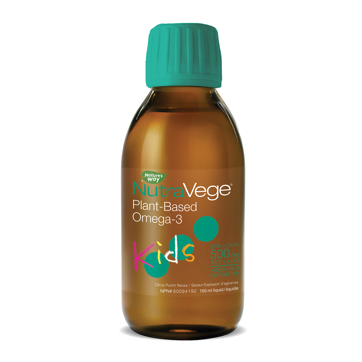 Kids Omega-3 Plant-Based Citrus Punch-150mL