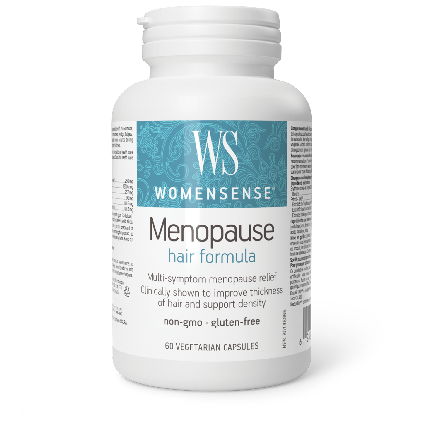 WomenSense® Menopause hair formula 60 Vegetarian Capsules