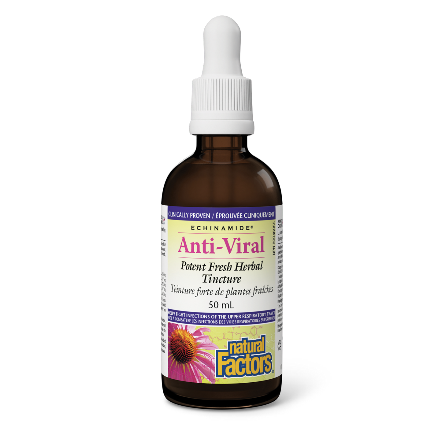 Natural Factors Anti-Viral Potent Fresh Herbal Tincture 50 mL Tincture