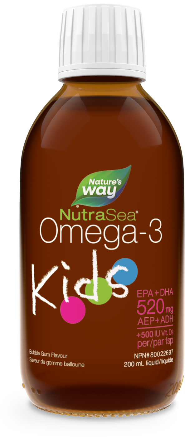 NutraSea® Kids™ Omega-3, Bubblegum