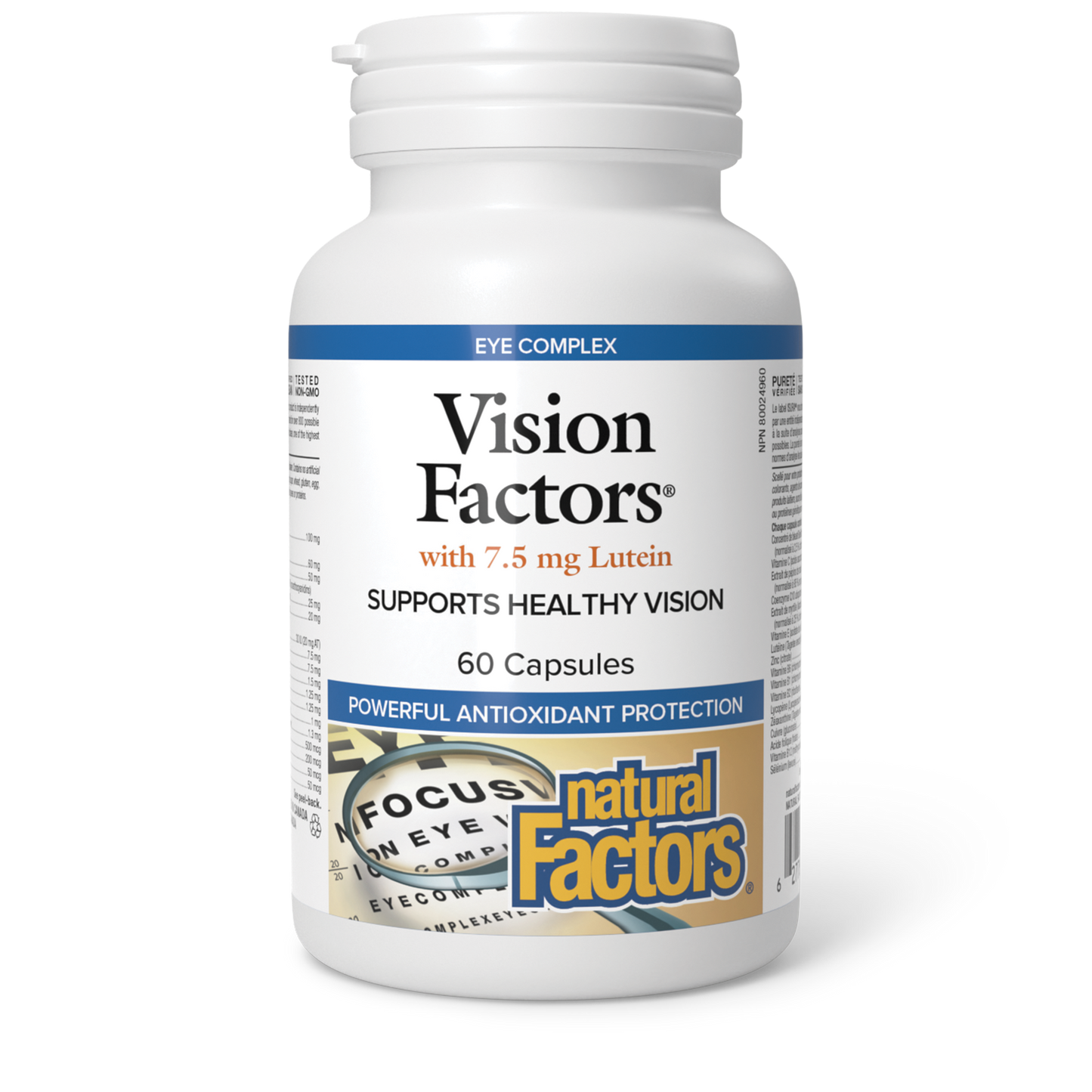 Natural Factors Vision Factors® with 7.5 mg Lutein 60 Capsules