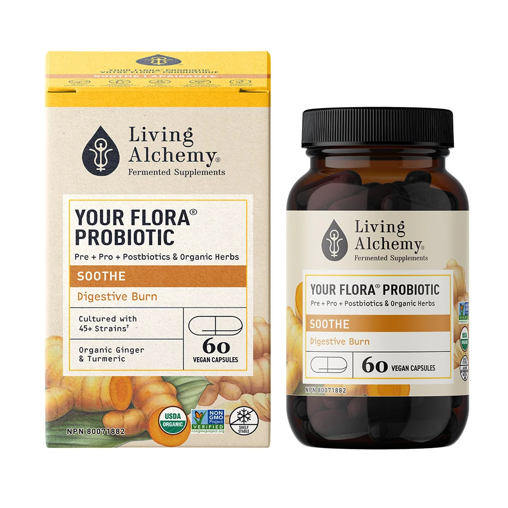 Living Alchemy Your Flora® SOOTHE – Probiotic Supplement