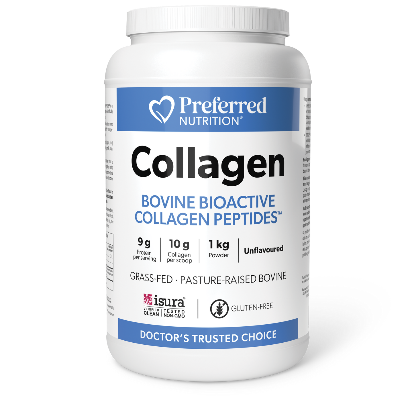 Preferred Nutrition® Collagen Bovine Bioactive Collagen Peptides™ 10 g 1 kg Powder Unflavoured