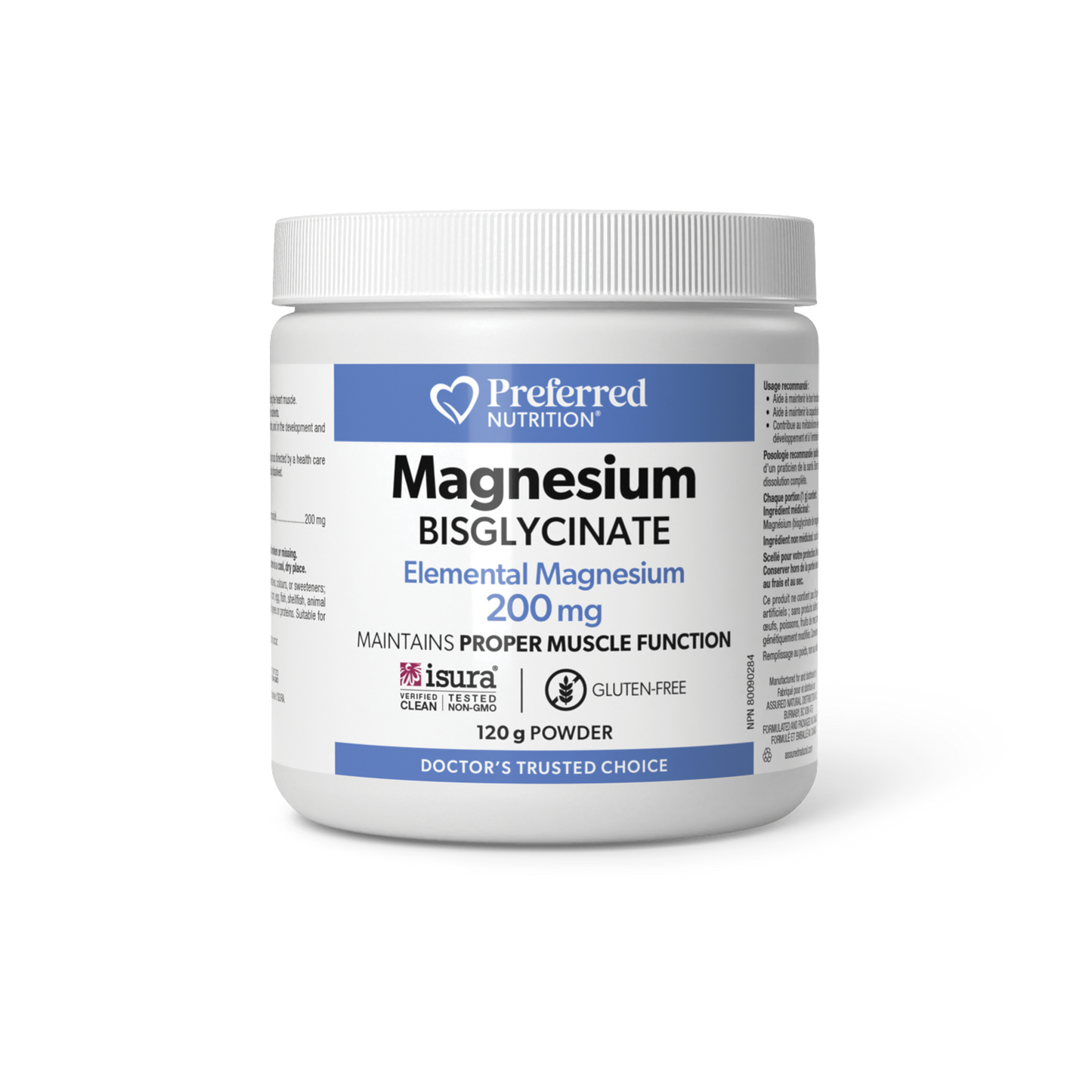 Preferred Nutrition® Magnesium Bisglycinate 200 mg 120 g Powder