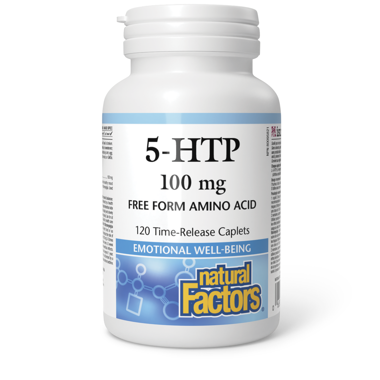 Natural Factors 5-HTP 100 mg 120 Timed-Release Caplets