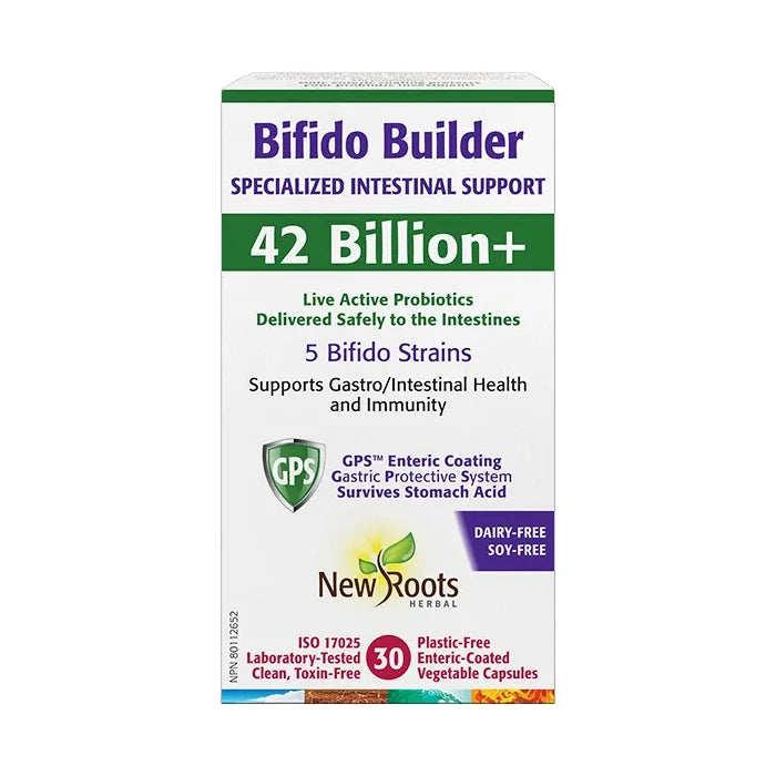 New Roots Herbal Bifido Builder – Specialized Intestinal Support 30s