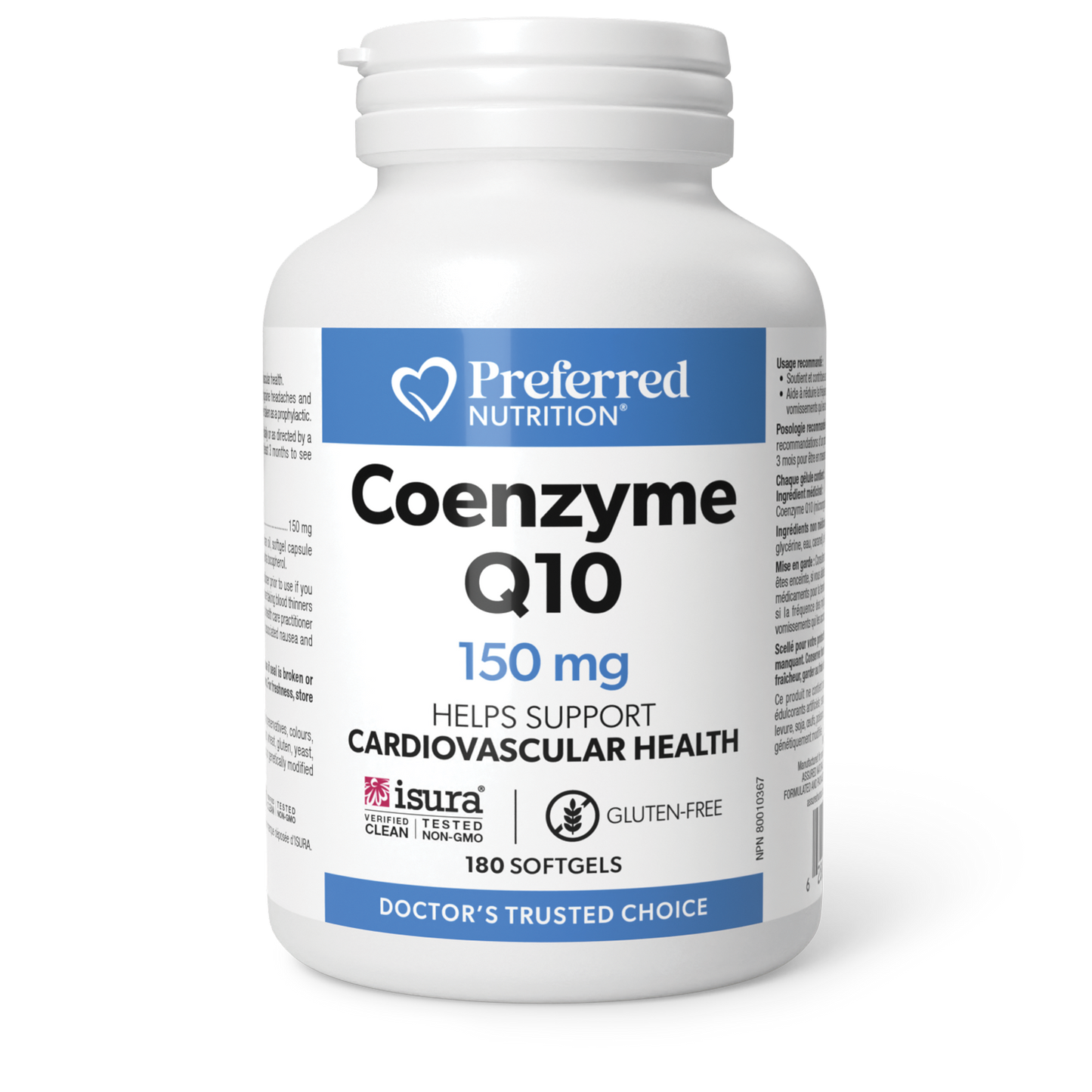 Preferred Nutrition® Coenzyme Q10 150 mg 180 Softgels
