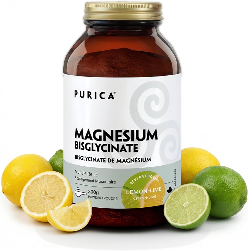 Purica Magnesium Bisglycinate Lemon/Lime, 300 g