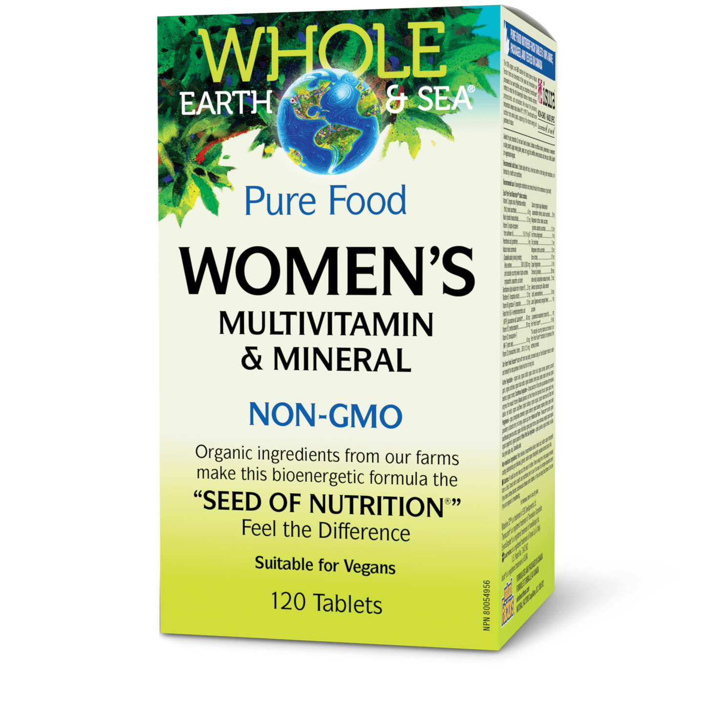 Whole Earth & Sea® Women’s Multivitamin & Mineral 120 Tablets
