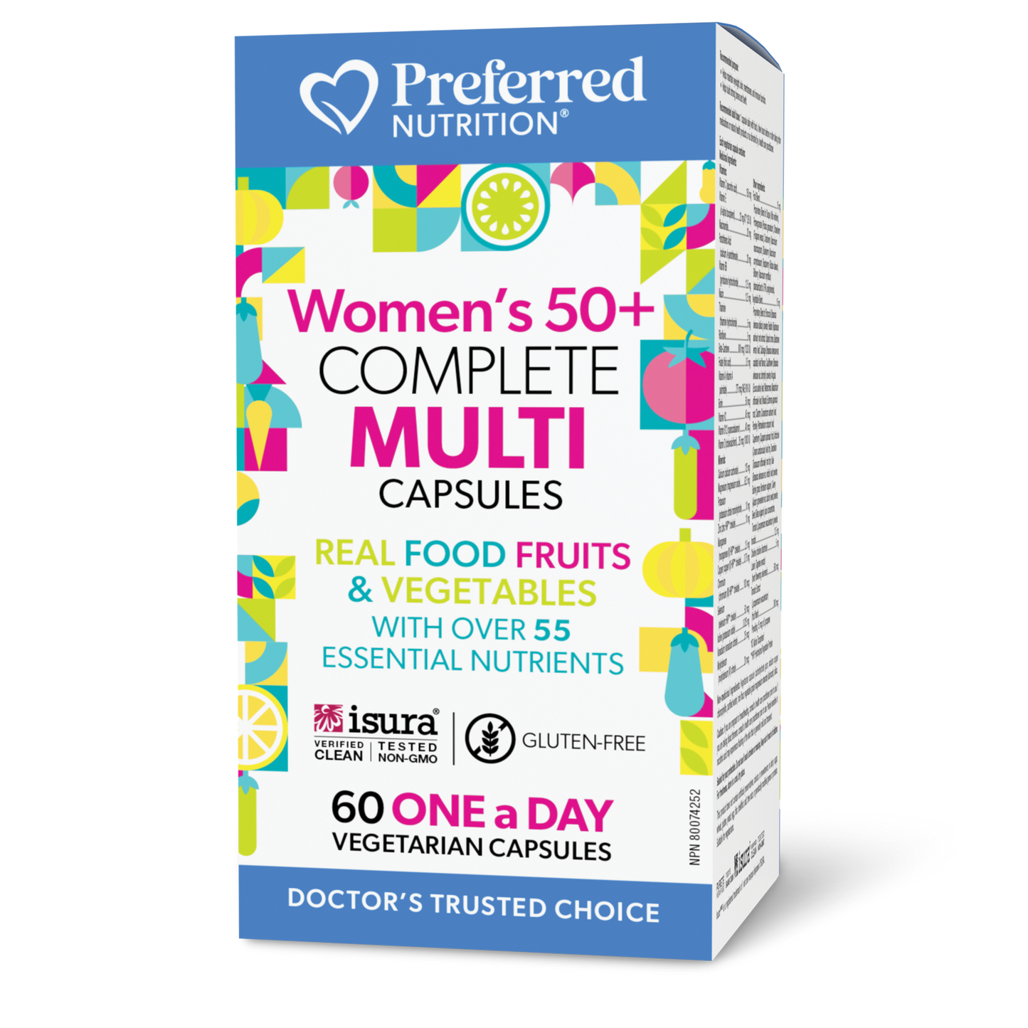 Preferred Nutrition® Women’s 50+ Complete Multi 60 Vegetarian Capsules