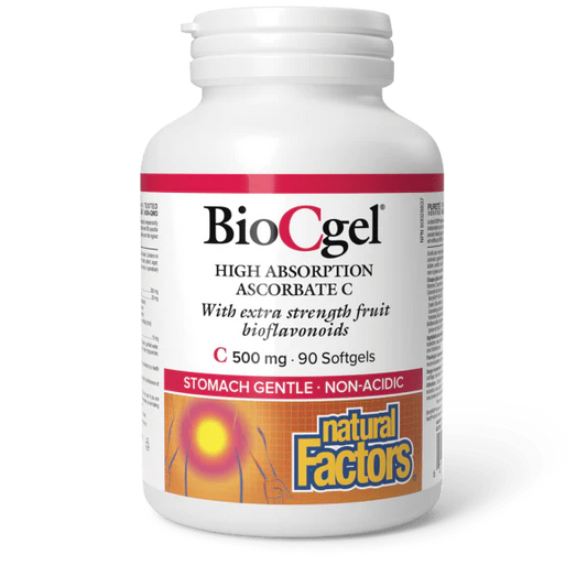 BioCgel High Absorption Ascorbate C 500 mg, 90 Softgels