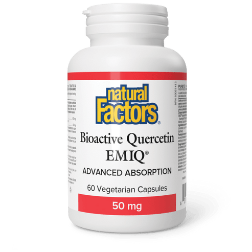Bioactive Quercetin EMIQ 50 mg 60 Vegetarian Capsules