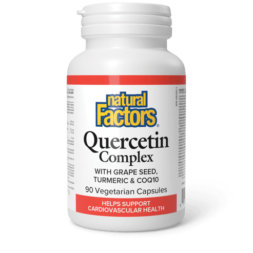 Quercetin Complex with Grape Seed, Turmeric & CoQ10 90 Vegetarian Capsules