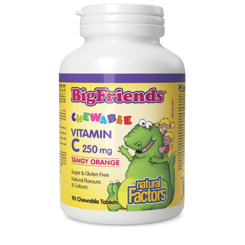 Big Friends Chewable Vitamin C 250 mg Tangy Orange 90 Chewable Tablets