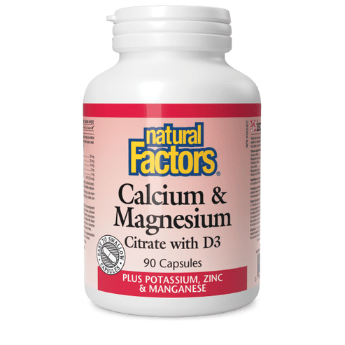 Calcium & Magnesium Citrate with D3 Plus Potassium, Zinc & Manganese 90 Capsules