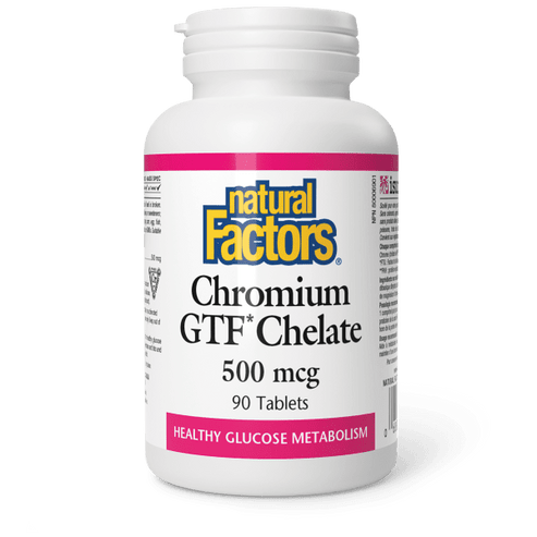 Chromium GTF Chelate 500 mcg 90 Tablets