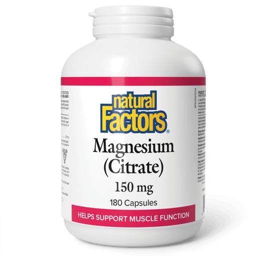 Magnesium Citrate 150 mg 180 Capsules