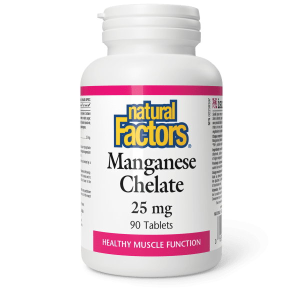Manganese Chelate 25 mg 90 Tablets