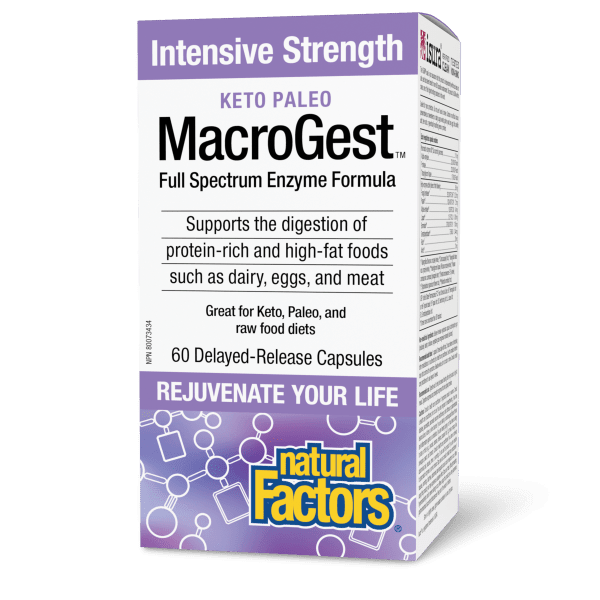 MacroGest Keto Paleo Intensive Strength 60 Delayed Release Capsules