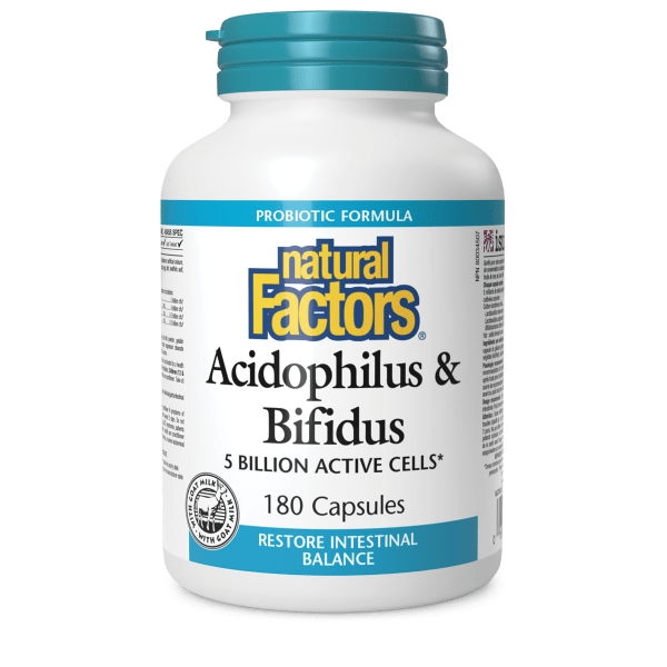 Acidophilus & Bifidus 5 Billion Active Cells 180 Capsules