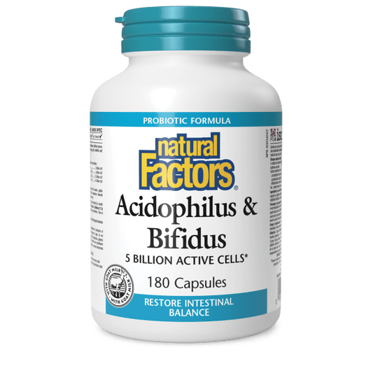 Acidophilus & Bifidus 5 Billion Active Cells 180 Capsules