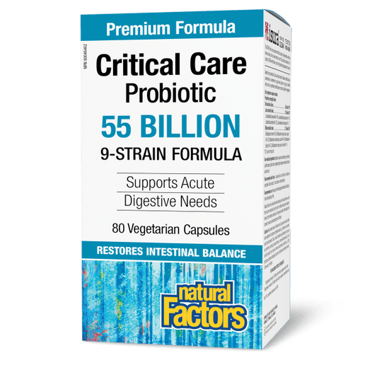 Critical Care Probiotic 55 Billion Live Probiotic Cultures 30 Vegetarian Capsules