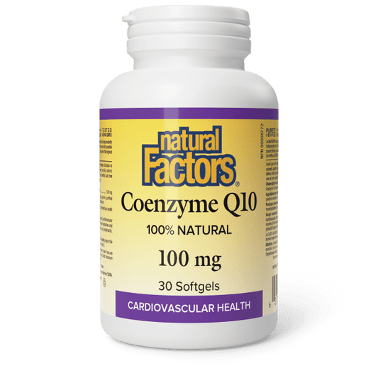 Coenzyme Q10 100 % Natural 100 mg 30 Softgels