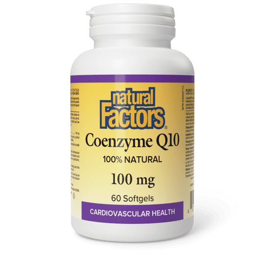 Coenzyme Q10 100 % Natural 100 mg 60 Softgels