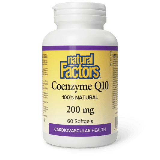 Coenzyme Q10 100 % Natural 200 mg 60 Softgels