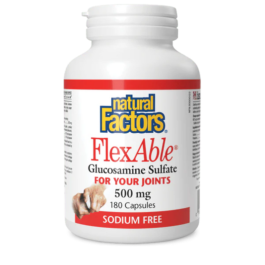 FlexAble Glucosamine Sulfate 500 mg, 180 Capsules