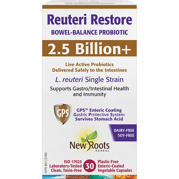 Reuteri Restore 2.5 Billion+ - 30 capsules