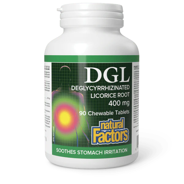 DGL Deglycyrrhizinated Licorice Root 400mg- 90 Tablets