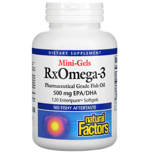 RxOmega-3 Mini-Gels 500mg - 120 Softgels