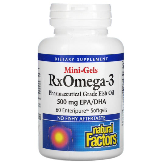 RxOmega-3 Mini-Gels 500mg - 60 Softgels